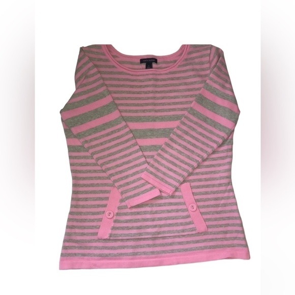 TOMMY Hilfiger top. Pink and gray. Medium 🛍 - Picture 1 of 2